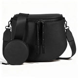 【Limited-Time Sale】CHERUBEL Women's Crossbody & Shoulder Bag - Waterproof Leather Pouch with Adjustable Strap, Large Capacity, Compact Design, Ideal for Outings & Travel, Perfect Gift, Accessories for Women, Crossbody Bags For Women