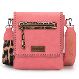 Western crossbody purse - Deep Brown