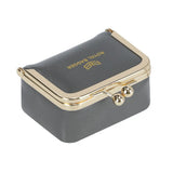 RoyalBagger Genuine Leather Mini Coin Purse - Kiss Lock Change Pouch