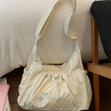 【Black Friday】Gingham Pattern Bag, Large Capacity Crossbody Shoulder Bag, Zip Closure, Casual Fashion Bag for All Seasons - image 25