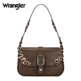 Western leopard hobo shoulder bag - Khaki