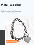 Engravable Heart Stainless Steel Bracelet - image 14
