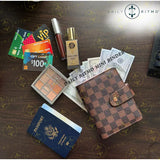 DAILY RITMO Mini Checkered A7 Wallet