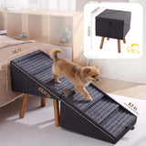 21-Inch Foldable Wooden Pet Steps and Ramp