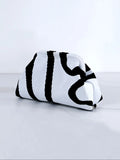 Women's Striped/rhombus/leaf/dot Cloud Handbag, Clip Closure Crossbody Bag, Lightweight Foldable for Daily Use, Gifts for Friends and Valentine's Day