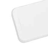 Mainstays 6 Foot Fold-in-Half Bench, Steel Frame, Indoor Outdoor, Includes Carry Handle, White