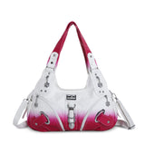 Angel Kiss Vintage Crossbody Bag(14" x 5" x 13") - PU Hobo Tote Satchel, Lightweight Elegant Convertible Shoulder Bag, Stylish Women's Commuter Accessory, Ideal for Summer Daily Use & Mother's Day Gifts, Stylish Crossbody Bags, Convertible Shoulder Bags