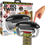 RoboTwist Automatic Jar Opener, Deluxe Accessibility Model with Enhanced Torque, Hands-Free Electric Opener for All Jar Sizes – Ideal for Limited Grip Strength and Easy for Anyone to Use