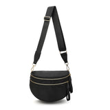 CHERUBEL Crossbody Bag for Women, Casual Plaid Nylon Bum Bag with Detachable Strap and Coin Purse, Large Capacity Sling for Travel, Casual Waist Bag, Birthday