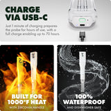 iQ Sense by CHEF iQ Smart Wireless Thermometer, WiFi Unlimited Range, 5 Sensors, Ultra-Thin Probe - 2025 Version, Gen 3