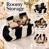 Striped Knit Cosmetic Pouch - image 5