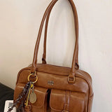 Fashionable and avant-garde women's shoulder bags, Fashion Shoulder Style, for autumn and winter 2026, personalized and niche women's bags, elegant and exquisite women's shoulder bags, suitable for shopping, dating, parties, commuting to work, etc - image