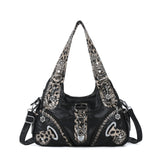 Angel Kiss Vintage Crossbody Bag(14" x 5" x 13") - PU Hobo Tote Satchel, Lightweight Elegant Convertible Shoulder Bag, Stylish Women's Commuter Accessory, Ideal for Summer Daily Use & Mother's Day Gifts, Stylish Crossbody Bags, Convertible Shoulder Bags