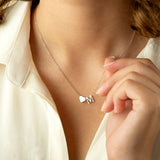 Dainty Heart Initial Pendant Necklace - image 3