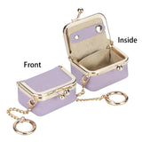 RoyalBagger Genuine Leather Mini Coin Purse - Kiss Lock Change Pouch