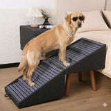21-Inch Wooden Dog Ramp and Ottoman