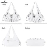 Vintage convertible hobo crossbody bag
