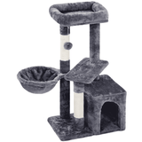 Alden Design 34.5" H Cat Tree Tower with Condo and Perches, Pink