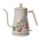 Beautiful 1-Liter Electric Gooseneck Kettle 1200 W, Hydrangea by Drew Barrymore