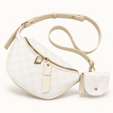 WeeNOD Everyday Checkerboard Crossbody Bag & Mini Pouch
