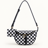 WeeNOD Everyday Checkerboard Crossbody Bag & Mini Pouch