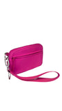 The Carry All Wallet (#8036-5) Minimalist Crossbody Bag with RFID Protection - Hot Pink