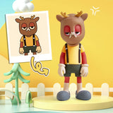 Custom 3D Poseable Doll from Photo | Personalized Cartoon Toy Gift