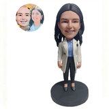 Custom Nurse Bobblehead | Personalized Medical Doll