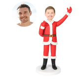 Custom Santa Claus Bobblehead with Gift Bag | Personalized Christmas Decoration