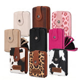 Minimalist Zip-Around Card Wallet | Compact Credit Card Holder with ID Window