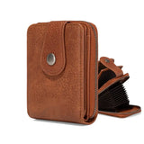 Minimalist Zip-Around Card Wallet | Compact Credit Card Holder with ID Window