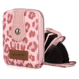 Minimalist Zip-Around Card Wallet | Compact Credit Card Holder with ID Window