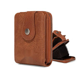 Minimalist Zip-Around Card Wallet | Compact Credit Card Holder with ID Window