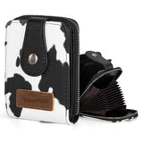 Minimalist Zip-Around Card Wallet | Compact Credit Card Holder with ID Window