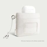 Cute Puffy Quilted Mini Wallet: Coin Purse with ID Window & Keychain