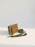 Trio Wallet (#8036-9) Zipper Wallet with RFID - #1 Caramel/Beige/Olive