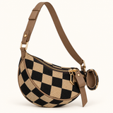 WeeNOD Everyday Checkerboard Crossbody Bag & Mini Pouch