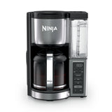 Ninja 12-Cup Programmable Coffee Brewer, 2 Brew Styles, Adjustable Warm Plate, 60oz Water Reservoir, Black/Stainless Steel, CE250