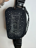 57" Long Strap Crossbody Bag (#1140) - Pray