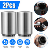 STARLIGHT- 2 Pcs Automatic Beer Soda Bottle Opener Stainless Steel Push Down Cap Bar Party