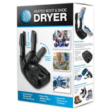 Shoe Gear Heated Boot & Shoe Dryer, Black, Plastic
