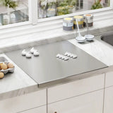 Stainless Steel Cutting Board, Cutting Board Extra Large Stainless Non Stick Chopping Board Heavy Knead Dough Board for Kitchen Vegetables Meat Cutting Mats