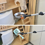 43" Extra Long Reacher Grabber Tool - Foldable, Rotating Jaw with Magnets, 4" Wide Claw, Heavy Duty Durable Gardening Pickup Tool for Elderly, Durable Gardening Tool