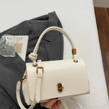 【Black Friday】Versatile Small PU Leather Satchel, Casual Flap-Closure Top-Handle Crossbody and Shoulder Bag for Shopping and Commuting - image 15