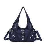 Angel Kiss Vintage Crossbody Bag(14" x 5" x 13") - PU Hobo Tote Satchel, Lightweight Elegant Convertible Shoulder Bag, Stylish Women's Commuter Accessory, Ideal for Summer Daily Use & Mother's Day Gifts, Stylish Crossbody Bags, Convertible Shoulder Bags