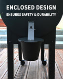 VATTAFRAST Grease Bucket with Lid & Silicone Liner, Upgraded Grill Accessories, Replacement Drip Bucket for Traeger Smokers & Grills Compatible with Traeger, Pit Boss, Z Grills, Recteq, and More Square Stee