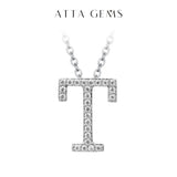 Moissanite A–Z Initial Pendant Necklace - image 55