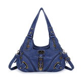 Angel Kiss Vintage Crossbody Bag(14" x 5" x 13") - PU Hobo Tote Satchel, Lightweight Elegant Convertible Shoulder Bag, Stylish Women's Commuter Accessory, Ideal for Summer Daily Use & Mother's Day Gifts, Stylish Crossbody Bags, Convertible Shoulder Bags