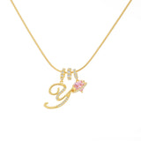 Adjustable Personalized Name Letter Necklace - image 72
