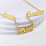 Family Multi-Name Necklace in Three Finishes - image 6